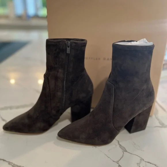 Loeffler Randall Brown Suede Isla Bootie - Picture 7 of 14